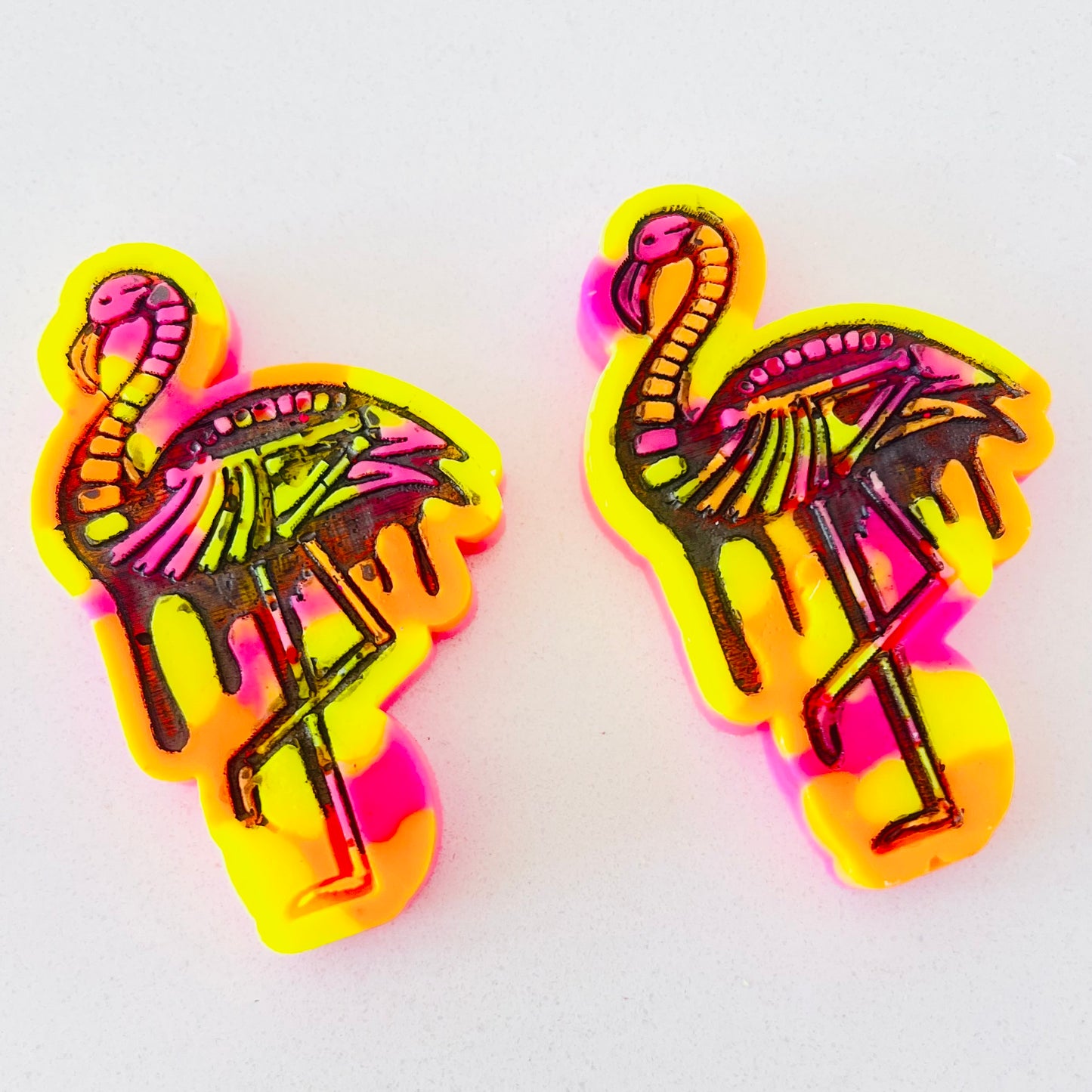 Skeleton Flamingo