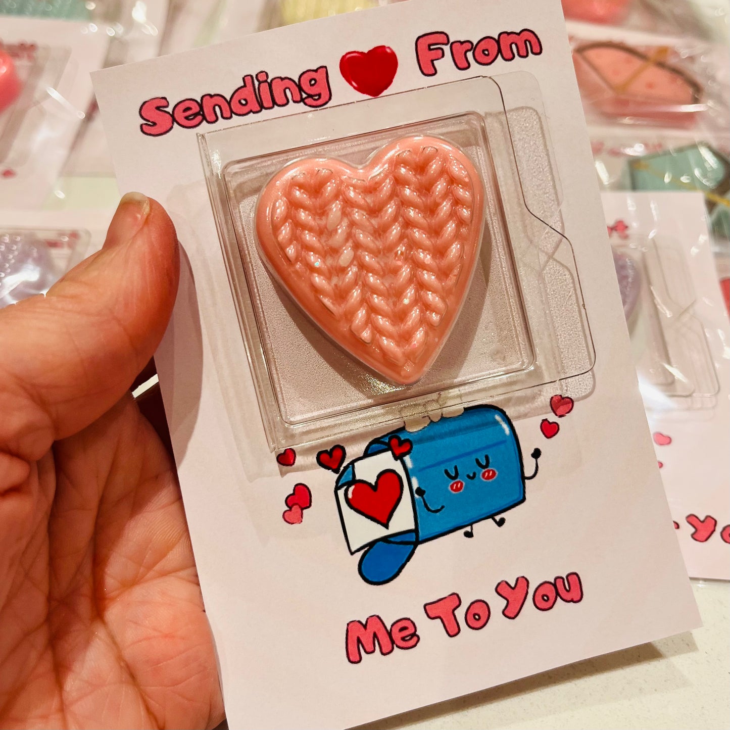 Wax Melt Heart Message