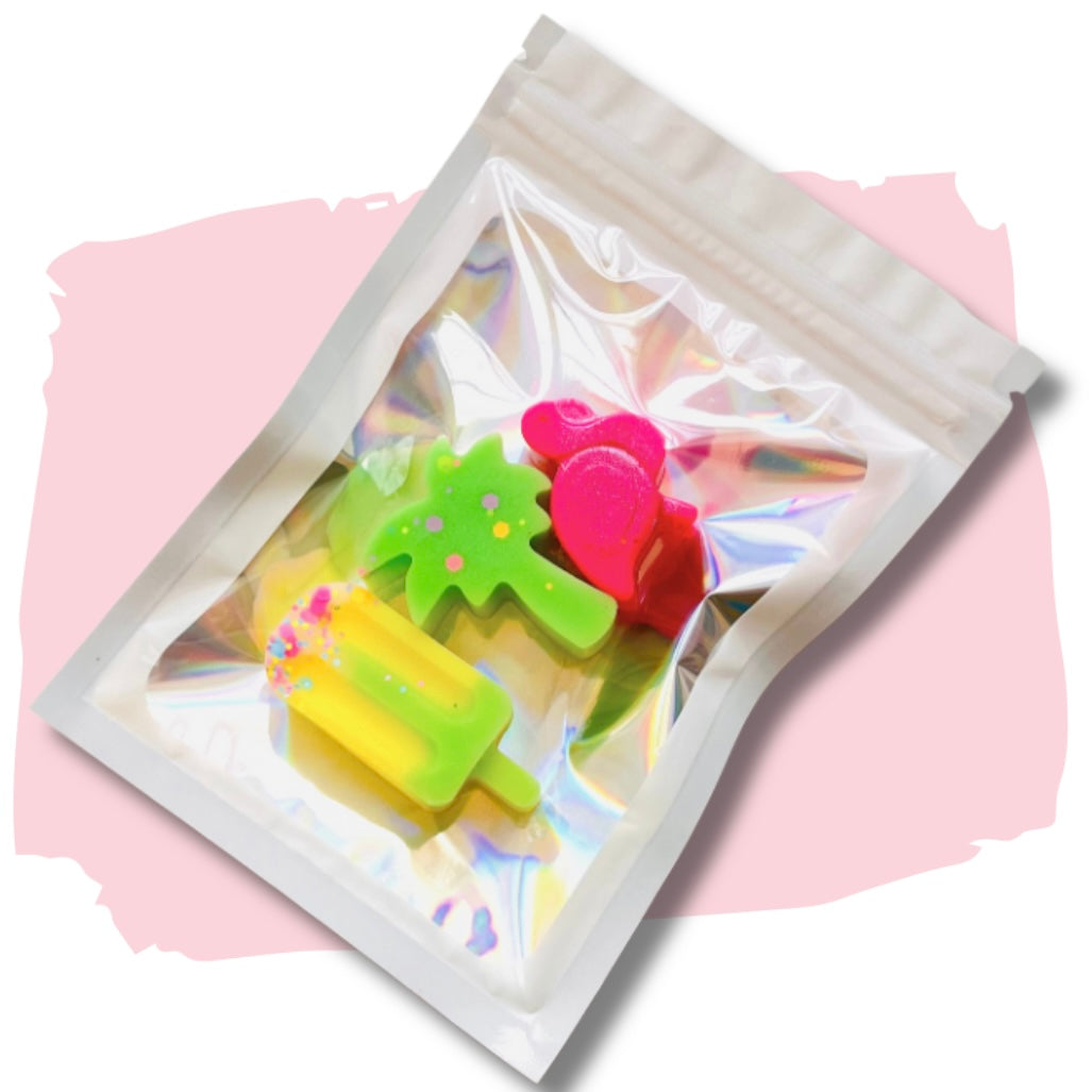 Tropical shape wax melts