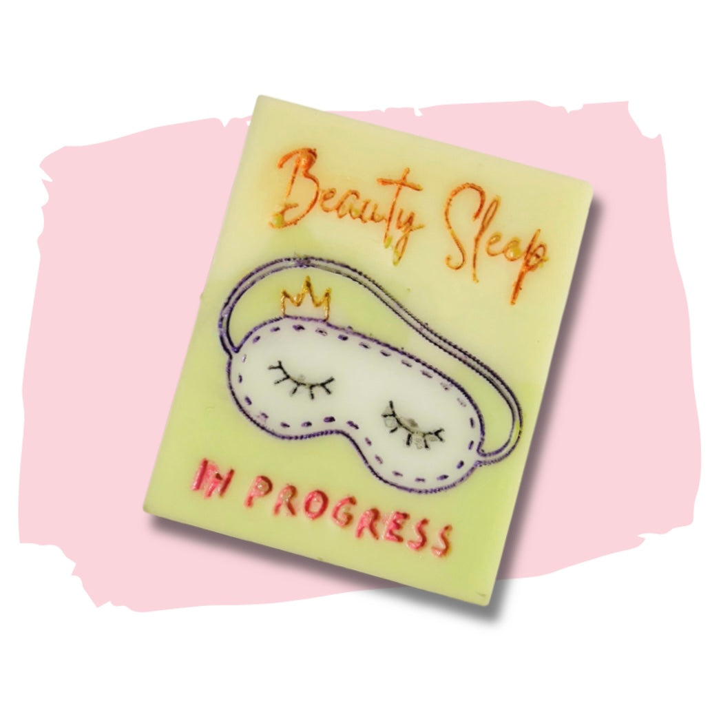Beauty Sleep in progress - Custom design only available at Bliss Home Scents