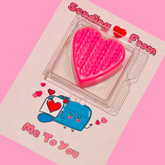 Wax Melt Heart Message