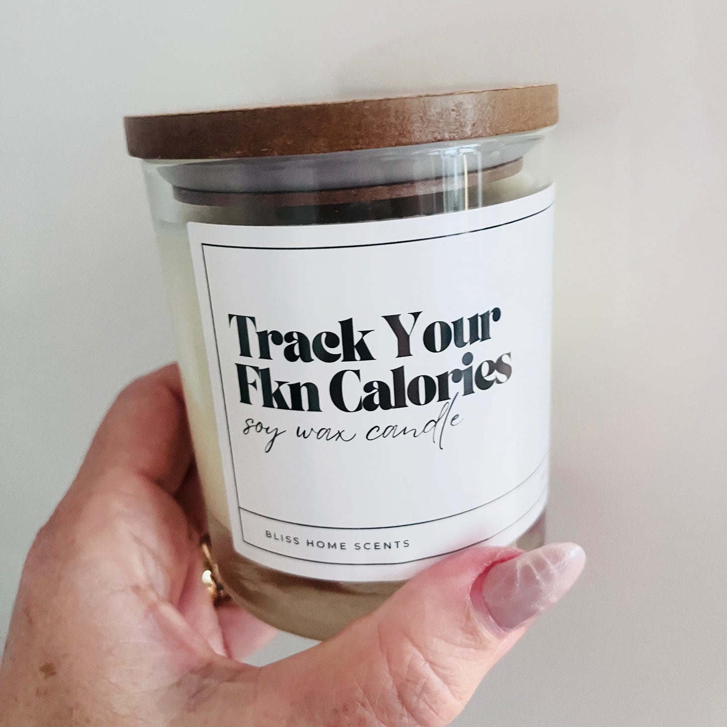 ‘Track Your Fkn Calories’ Candles