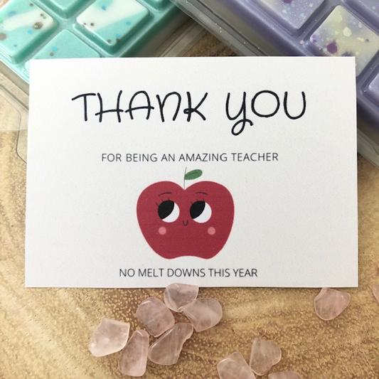 Thank you for being an amazing teacher card